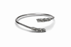 The Lyra Pearl & Pavé Bypass Bangle