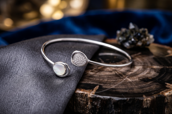 The Luna Teardrop Bangle