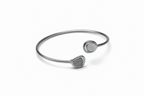 The Luna Teardrop Bangle