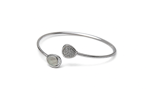 The Luna Teardrop Bangle