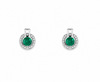 The Radiant Emerald Solitaire Set