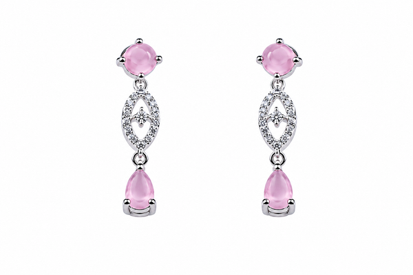 The Blush Marquise Elegance Necklace Set