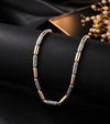 The Vanguard Two-Tone Barrel Link Bracelet