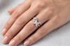 The Celestial Blossom Dual-Band Ring