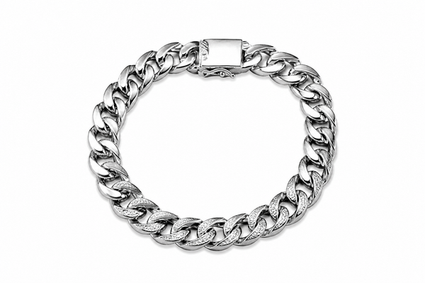 The Executive Pavé Cuban Link Bracelet