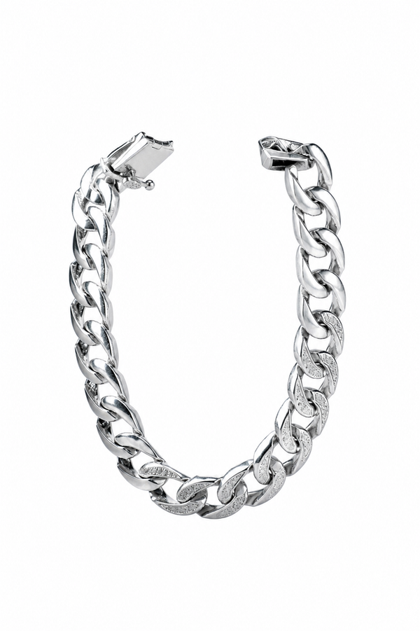 The Executive Pavé Cuban Link Bracelet