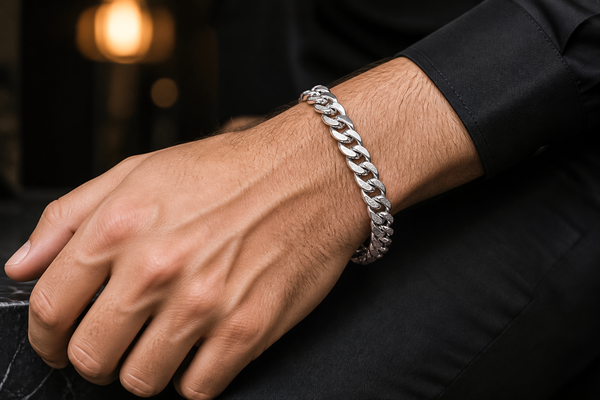 The Executive Pavé Cuban Link Bracelet