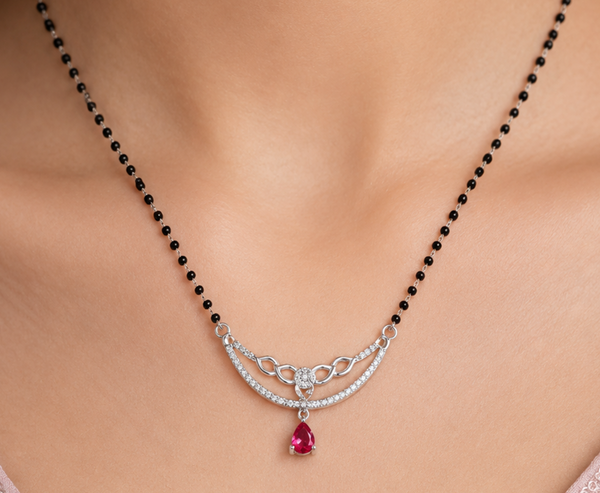 The Lattice Ruby Arch Mangalsutra