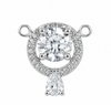 The Solitaire Halo Drop Mangalsutra
