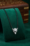 The Solitaire Halo Drop Mangalsutra