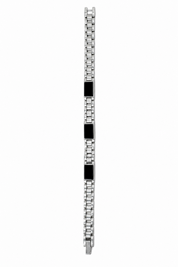 The Obsidian Pillar Oyster Link Bracelet