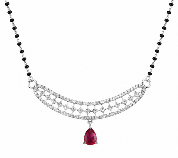 The Lattice Ruby Arch Mangalsutra