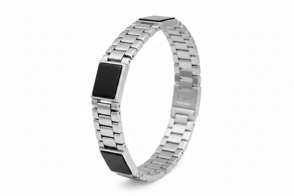 The Obsidian Pillar Oyster Link Bracelet