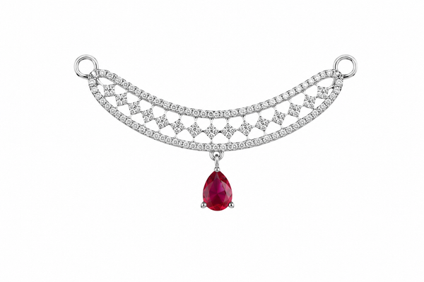 The Lattice Ruby Arch Mangalsutra