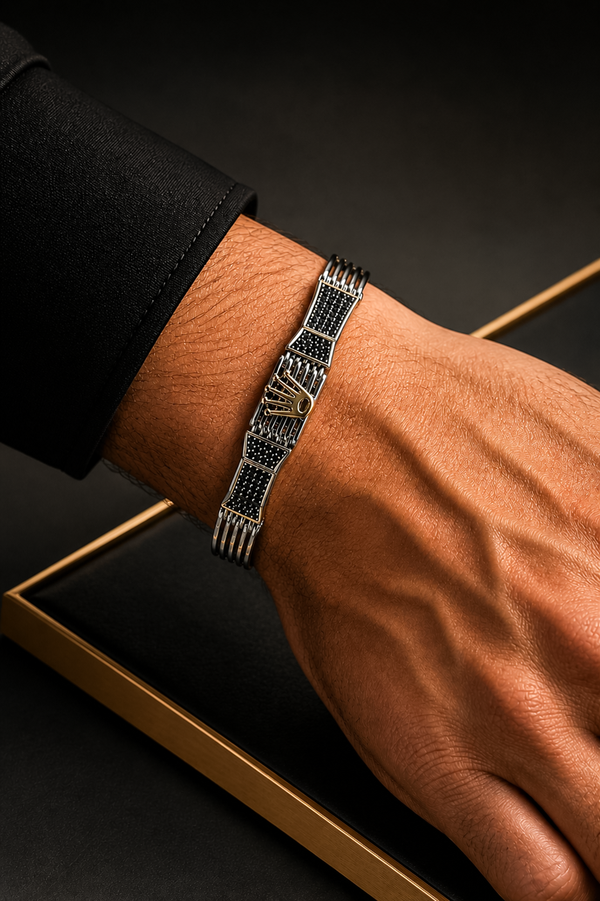 The Imperial Crown Multi-Strand Bracelet
