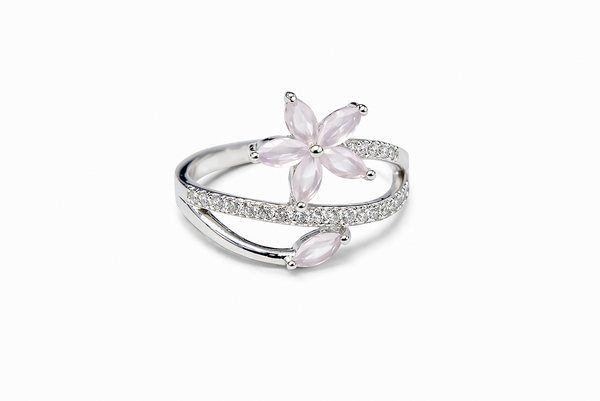 Blush Petal Bloom Ring