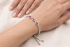 The Crimson Marquise Halo Bolo Bracelet