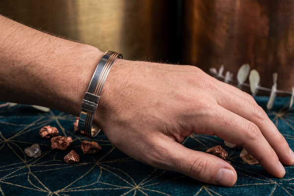 The Horizon Two-Tone Inlay Bracelet