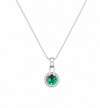 The Radiant Emerald Solitaire Set