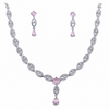 The Blush Marquise Elegance Necklace Set