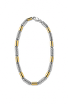 The Vanguard Two-Tone Barrel Link Bracelet
