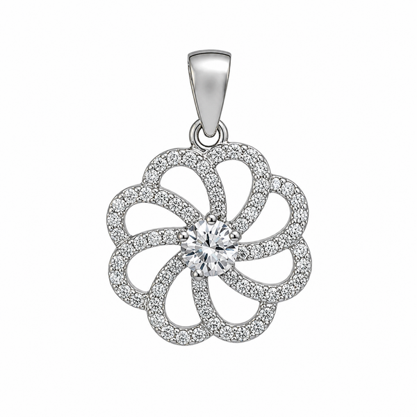 The Serenity Swirl Pendant Necklace