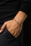 The Vanguard Two-Tone Barrel Link Bracelet