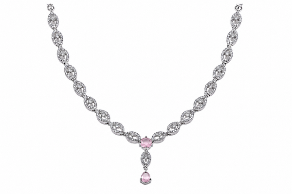 The Blush Marquise Elegance Necklace Set