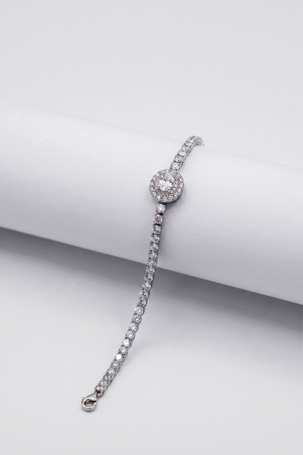 The Eternal Halo Tennis Bracelet