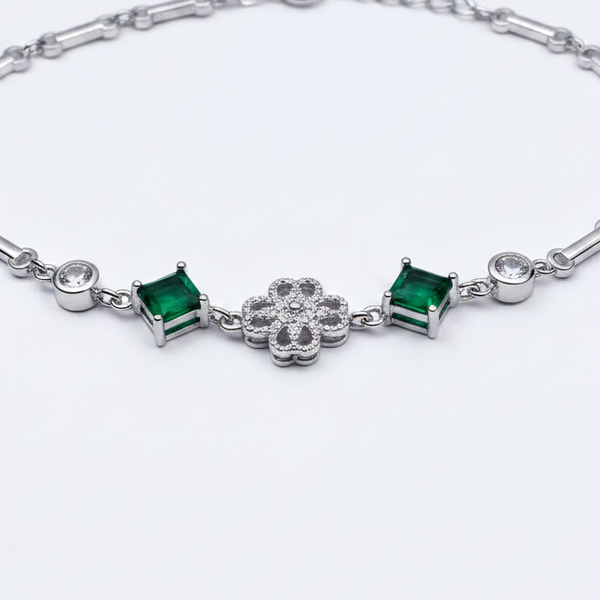 The Emerald Garden Blossom Bracelet