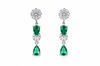 The Emerald Majesty Tear-Drop Necklace Set