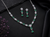 The Emerald Majesty Tear-Drop Necklace Set