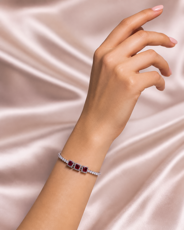 The Scarlet Empress Bolo Sterling silver Bracelet