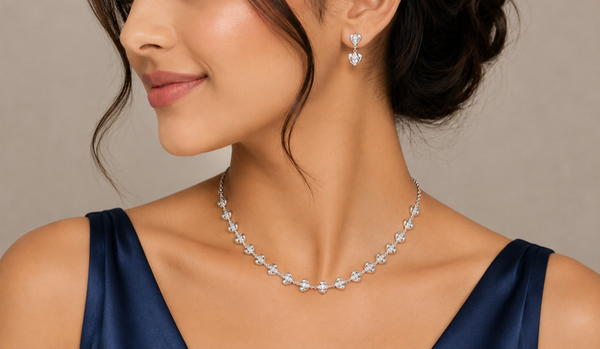 The Eternal Heart Garland Necklace Set