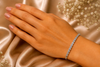 The Aria Scalloped Brilliance Bangle