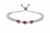 The Crimson Marquise Halo Bolo Bracelet