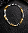 The Apex Two-Tone Curb Link Bracelet