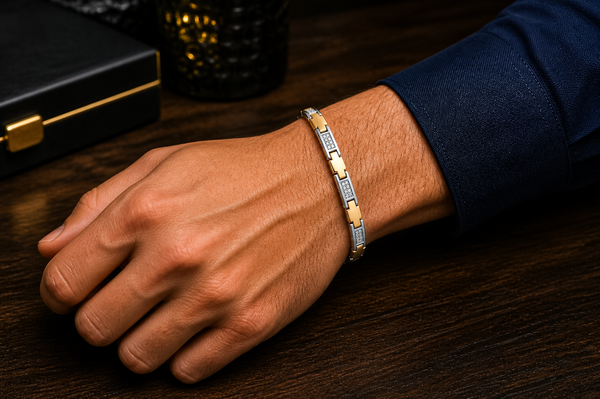 The Monarch Two-Tone Archer Link Bracelet