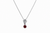 The Garnet Heart Blossom Pendant