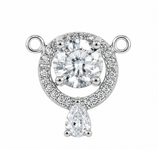 The Solitaire Halo Drop Mangalsutra