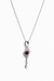 The Crimson Ribbon Drop Pendant