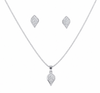 The Diamond Silhouette Pendant & Earring Set