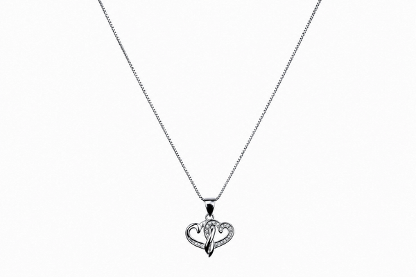 The Eternal Bond Intertwined Heart Pendant