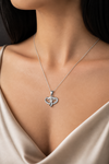 The Eternal Bond Intertwined Heart Pendant
