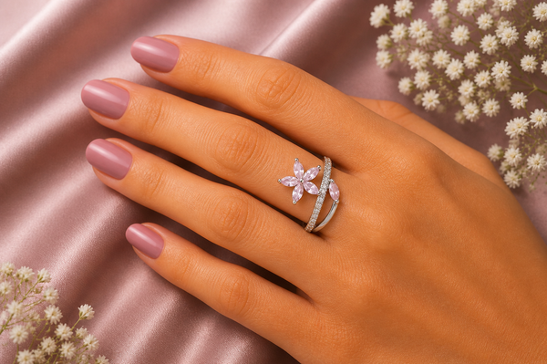 Blush Petal Bloom Ring