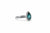 Pear-Cut Gemstone Halo Ring
