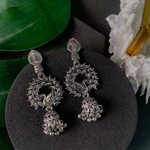 Silver Chandbali Earrings