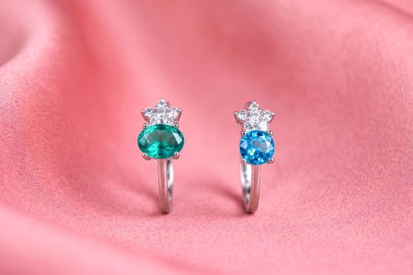 The Celestial Garden Gemstone Rings